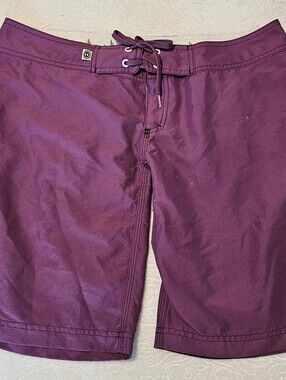 Planet Earth Women’s Board Shorts Size 7 Purple Recycled Polyester Swim Trunks